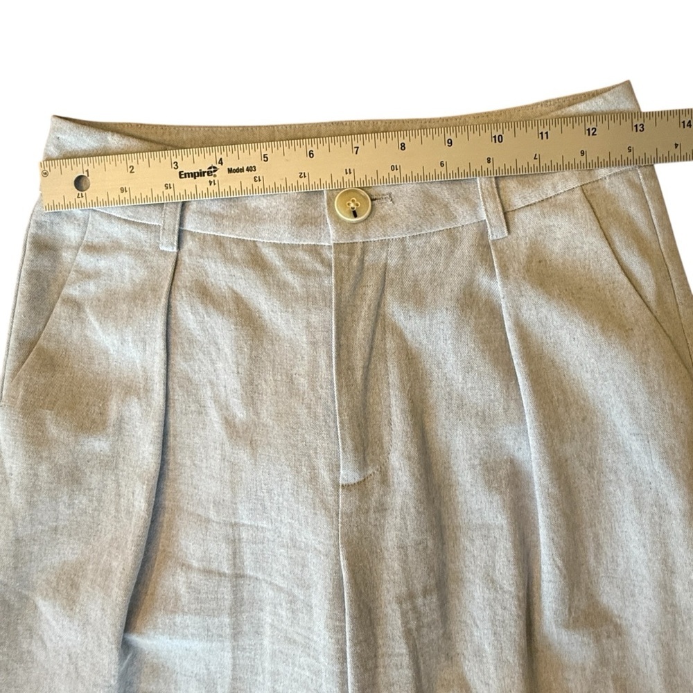 Paige Dallas Chambray Linen High Waist Wide Leg Trouser Women’s Size 00 - Picture 12 of 16